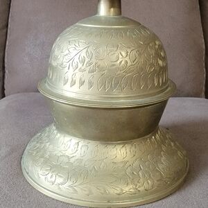 Vintage Indian Brass Bell Claw
